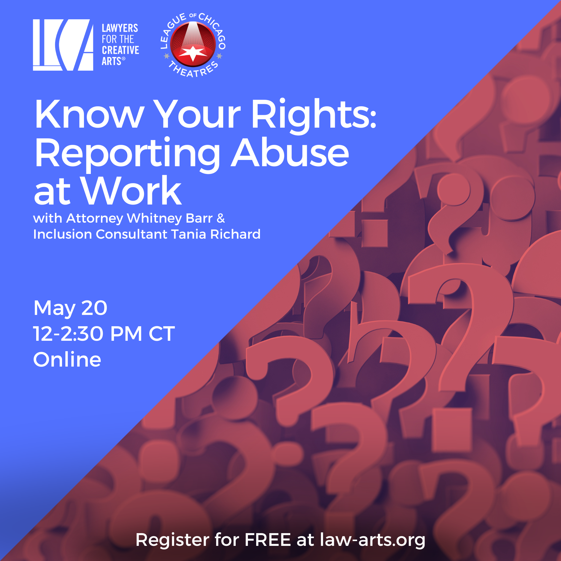 Working Know Your Rights Know Your Rights: Reporting Abuse at Work - Lawyers for the Creative Arts